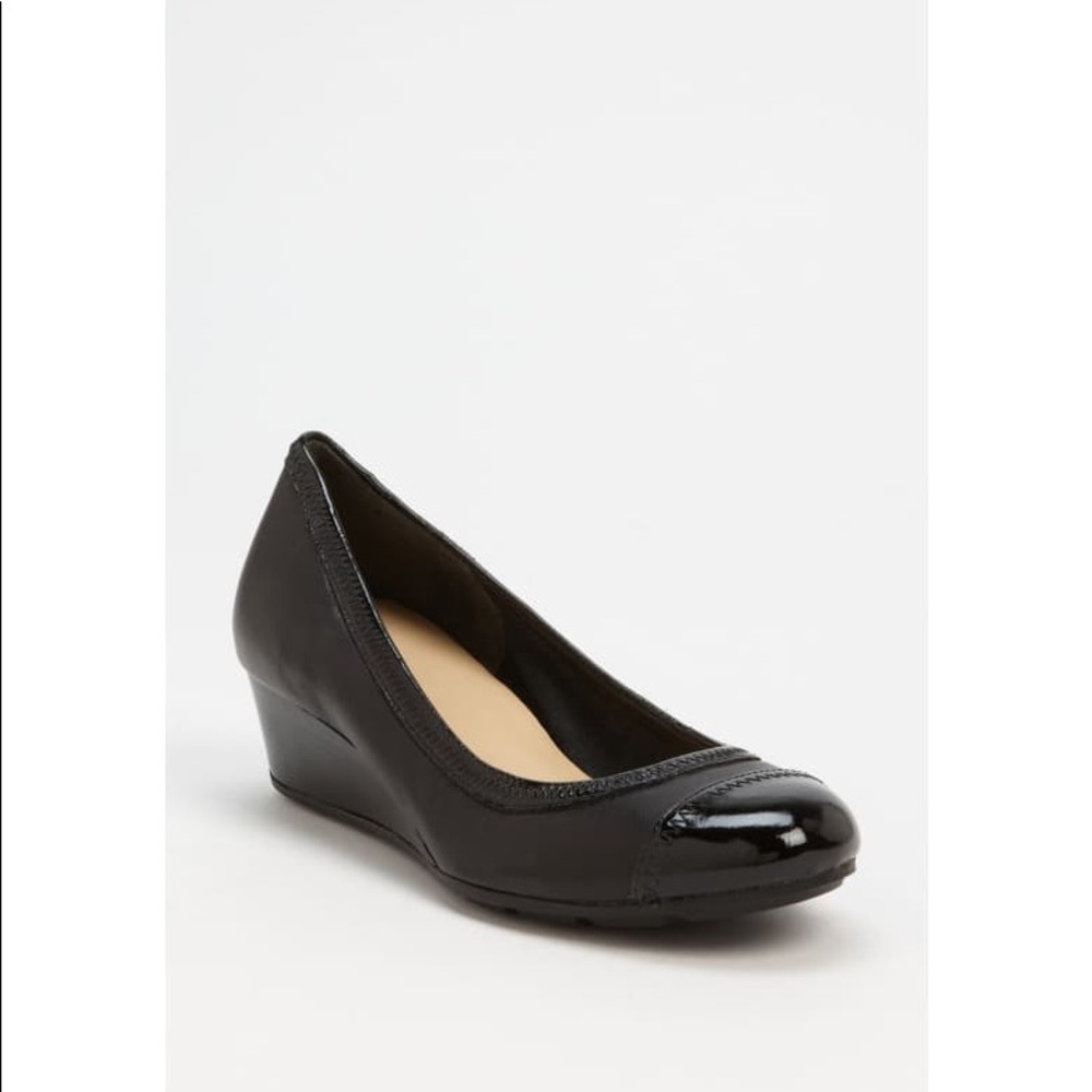 Cole Haan Milly Nike Air black wedges size 10